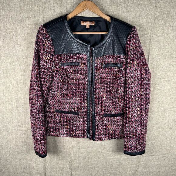 Ellen Tracy tweed blazer sz 8 - Picture 1 of 5